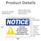 Signmission Equine Quarantine Do Sign, Vinyl Decal, 18in W x 12in L, 2PK OS-2PACK-NS-D-1218-L-15638 - alternate 3